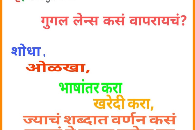 Google Lens म्हणजे काय? शिक्षण,कृषी, व्यवसाय क्षेत्रात गुगल लेन्स चा वापर कसा करायचा? What is Google Lens and how to use Google Lens | Google Product