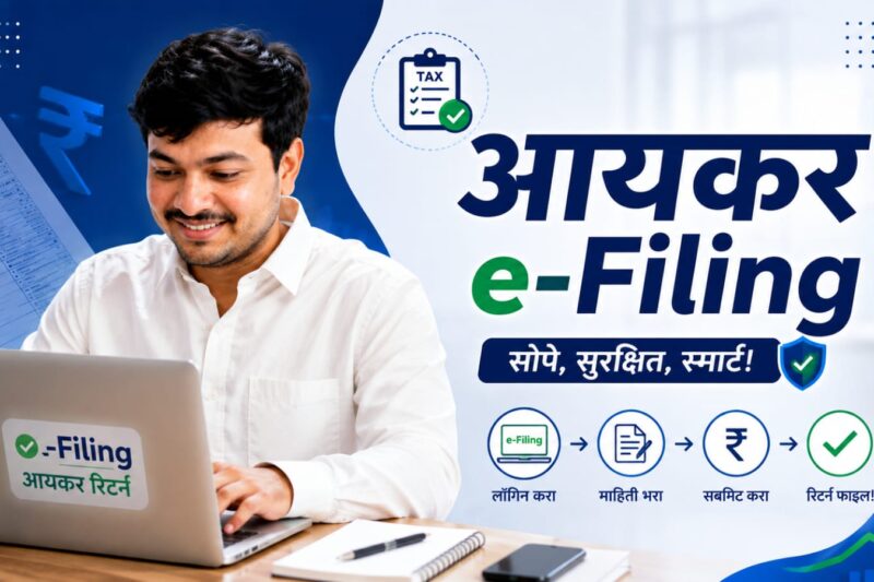 आयकर e-filing मराठी: Easy स्टेप-बाय-स्टेप मार्गदर्शिका 2026